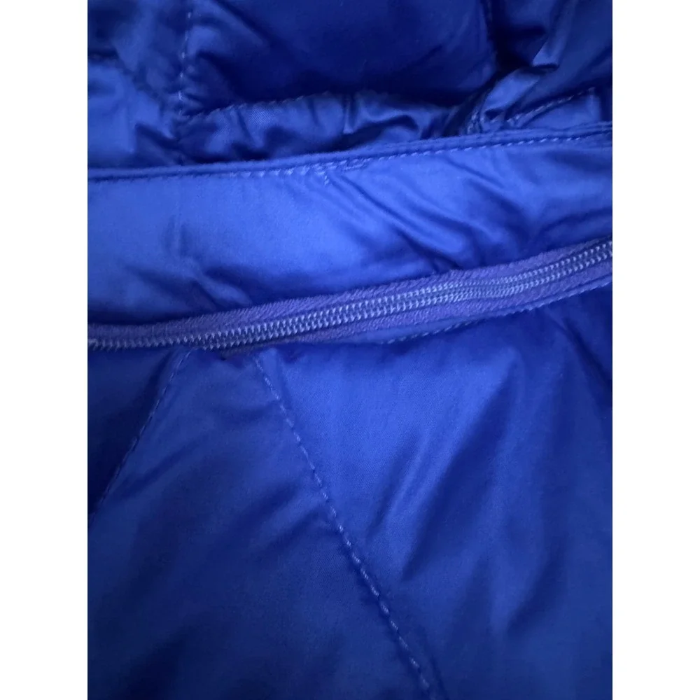 L.L. Bean Kids XL 18 DownTek‎ Hooded Puffer Jacket Fleece Lined Purple 505067